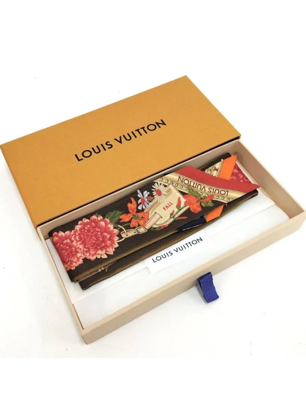 Louis Vuitton Bandeau BB LV Enfleur Scarf Brown